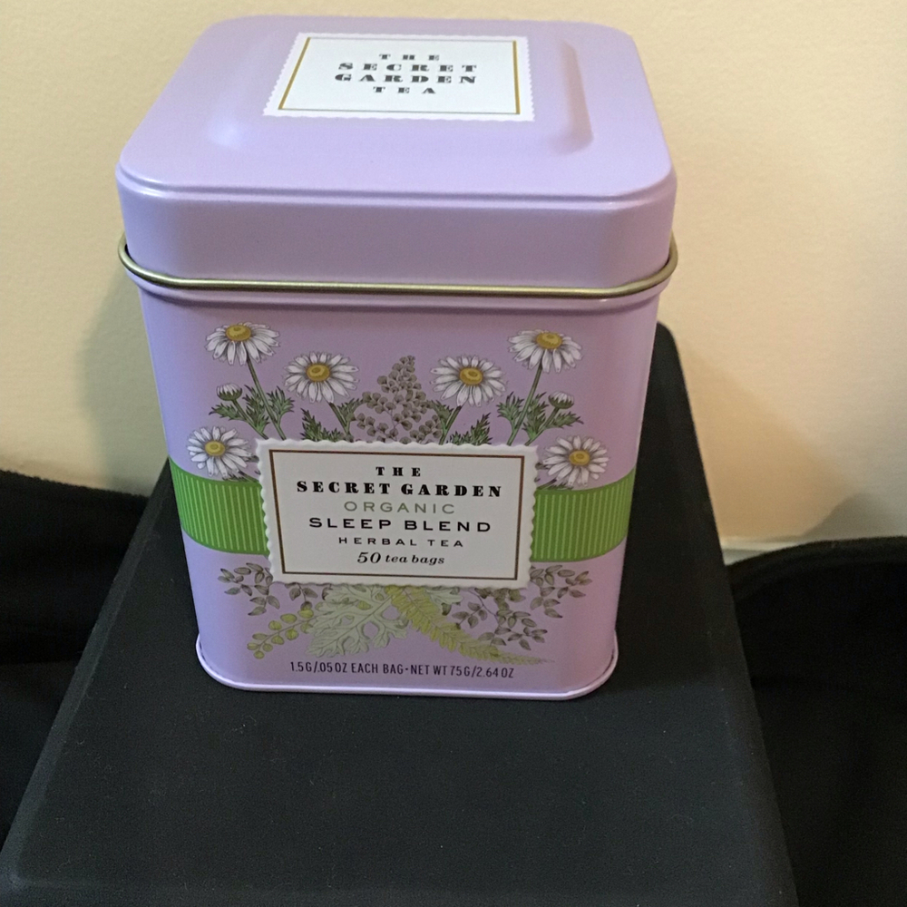 The Secret Garden Organic‎ Sleep Blend Herbal Tea Tin 50 Bags USDA Organic